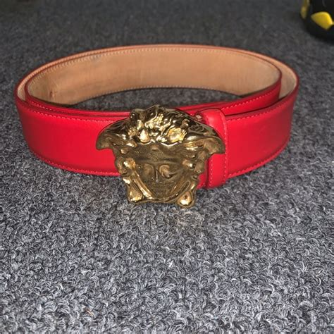 fake red versace robe|authentic versace belt.